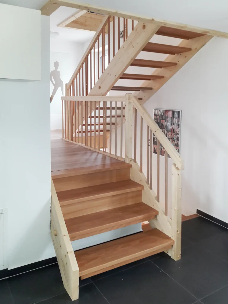 Eingestemmte Treppe, Eiche